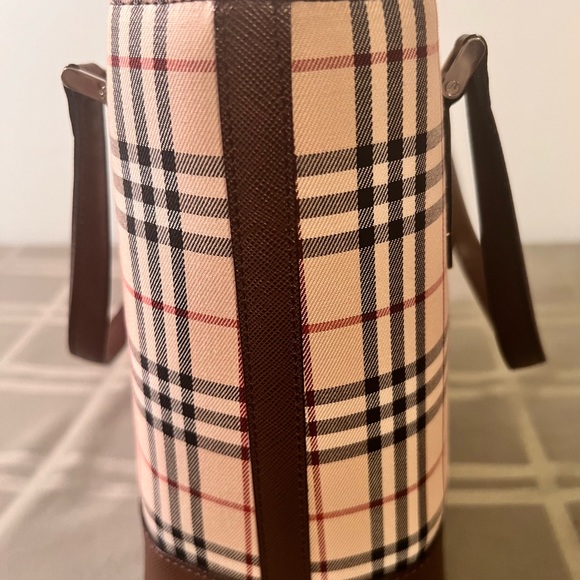 Vintage Burberry Nova Check Small Tote Bag - Picture 3 of 6